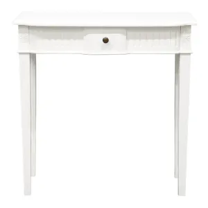 CT Milly Solid Timber 1 Drawer Carved Hall Table thumbnail 5