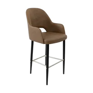 FL Orleans Bourbon Upholstered Seat Aluminium Frame Hospitality Barstool thumbnail 20