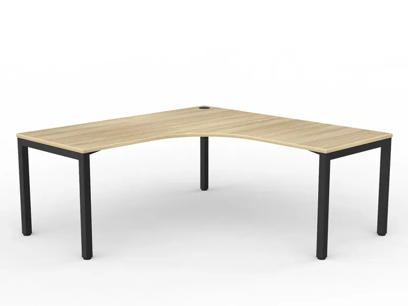 OL Axis Single User 90° Corner Desk