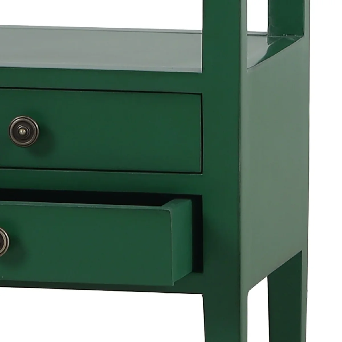 CR Eton Solid Timber 2 Drawer Bedside Table
