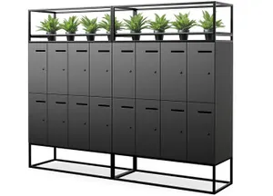 DD 8 Door Welded Garden Lockers thumbnail 2