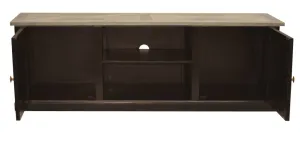 VI Velino Solid Timber 2 Door 2 Niches TV Unit thumbnail 4