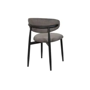 VI Louis Fabric Upholstered Metal Leg Dining Chair thumbnail 5