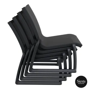 FL Pacific Hospitality Outdoor Stackable Lounge Chair thumbnail 7
