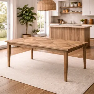 MF Casablanca Recycled Elm Timber Dining Table thumbnail 2