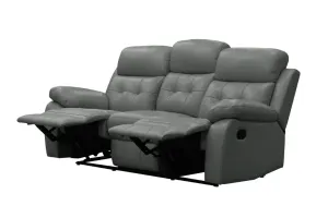 VI Cosmic 3 Seater Leather Recliner Lounge with 2 Single Recliners thumbnail 2