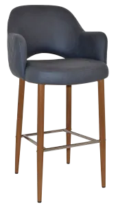 EZ STOOL ALBURY ARM 750 METAL LIGHTOAK thumbnail 14