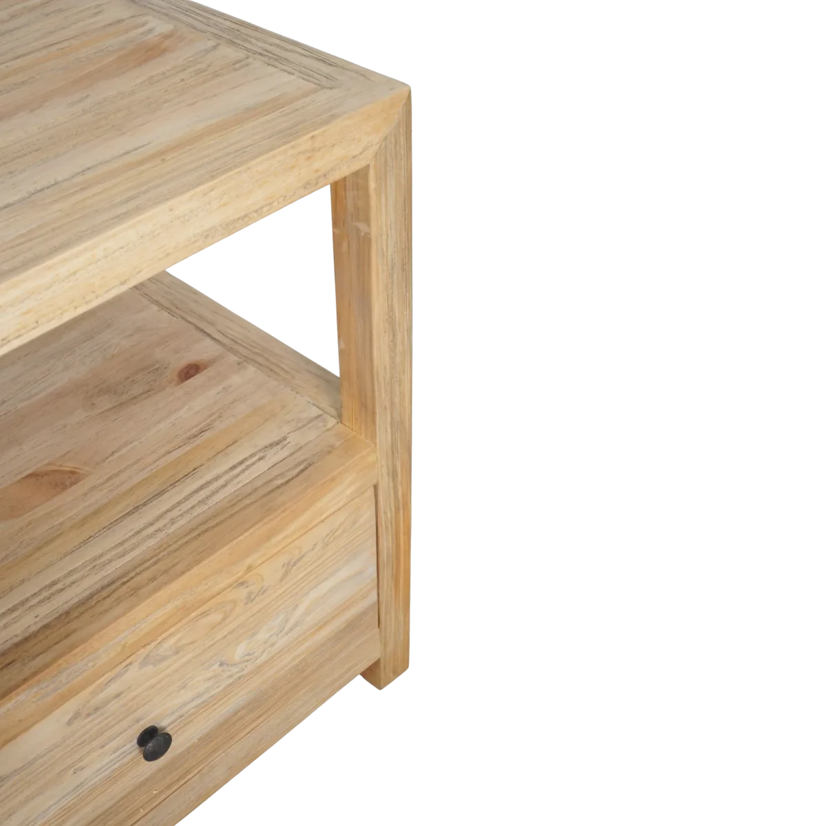 CR Sonoma Solid Timber 3 Drawer 1 Shelf Entertainment Unit