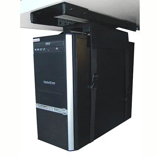CM Vertical Slide & Rotate Metal CPU Holder with Straps