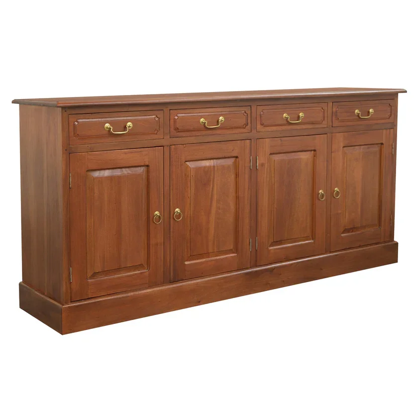 CT Tasmania Solid Timber 4 Door 4 Drawer Buffet