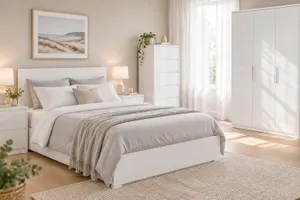 MD Verona All White 5 Drawer Lingeria Chest thumbnail 2