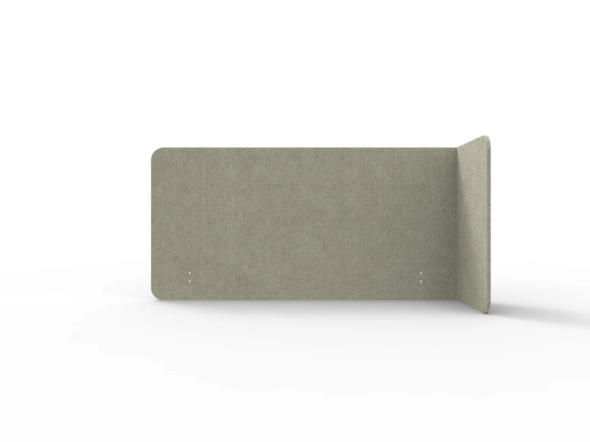 RL Acouline  Quarter Right End Wrap Screen for Workstation