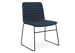 DD Nikola Black Sled Base Fabric Upholstered Chair thumbnail 4
