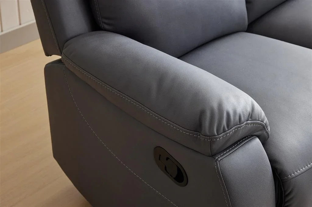 VI William Fabric 3 Seater with 2 Single Seater Recliner Lounge