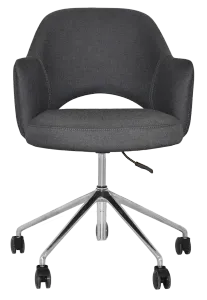 EZ ARM CHAIR ALBURY CASTOR V2 POLISHED ALUM thumbnail 4