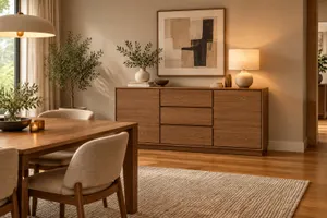MD Pathway Solid Timber 2 Door 3 Drawer Buffet thumbnail 3