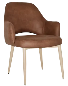 EZ Albury Birch Metal Leg Upholstered Hospitality XL Armchair thumbnail 17
