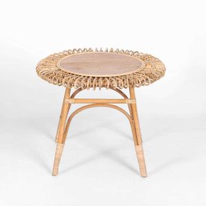VI Kendall Rattan Round Side Table thumbnail 1