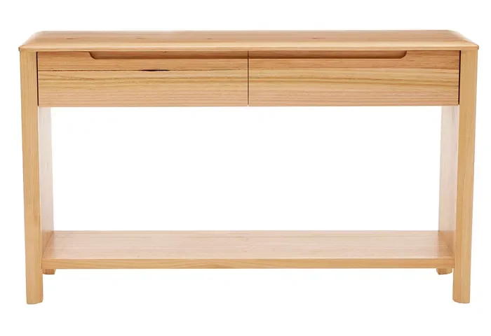 MD Laura Hall Table with 2 Drawers - Natural Ash