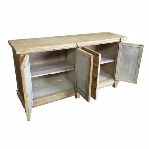 MF Chinese Antique Reproduction Recycled Timber 4 Door Buffet - 160cm thumbnail 7