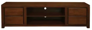 CT Amsterdam Solid Mahogany Timber 4 Drawer Entertainment Unit thumbnail 15