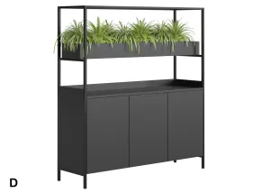 DD Pershin Welded 3 Door Planter Garden Storage thumbnail 4