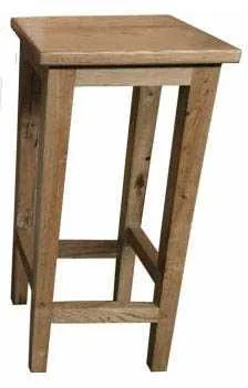 MF Oak Timber Bar and Kitchen Stool
