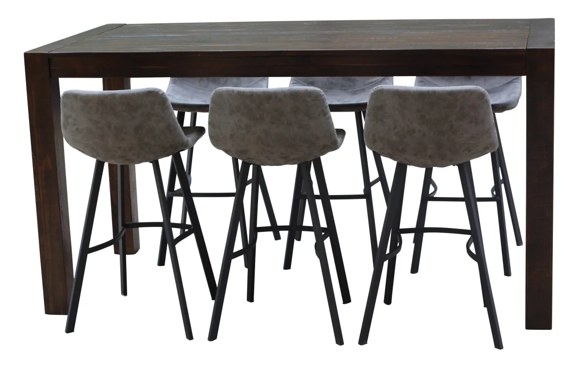 BT Nova PU Leather Upholstered Metal Base Bar Stool