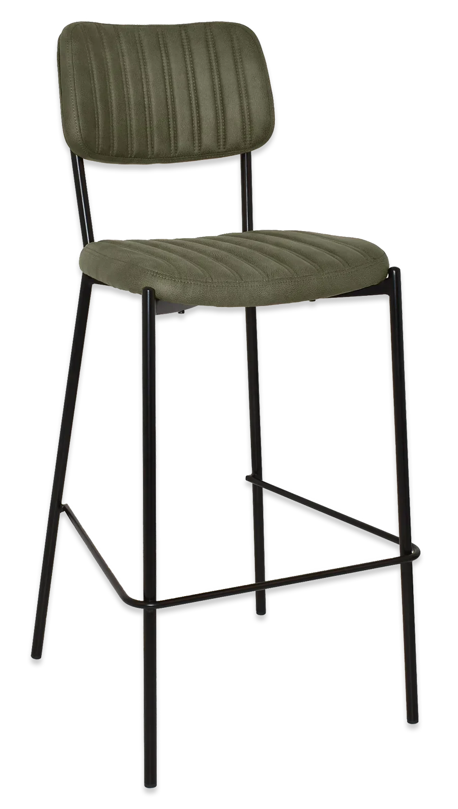 EZ STOOL KANSAS BLACK - EASTWOOD TAN (BACK & SEAT)