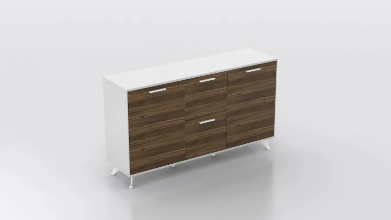 GP Potenza Buffet with 2 Doors & 2 Filing Drawers