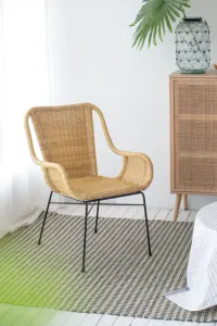 DA Palmview Rattan Armed Dining Chair thumbnail 2