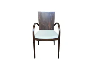 MF Leonardo Timber Leg Fabric Seat Dining Chair thumbnail 1
