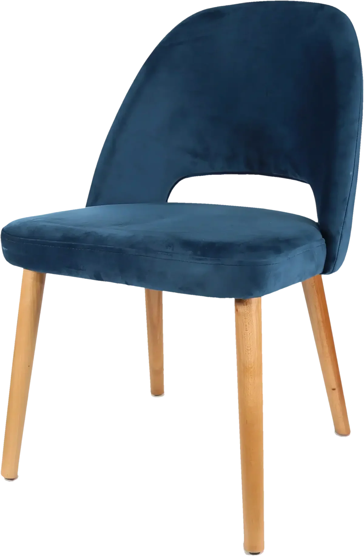 FL Semifreddo Velvet Upholstered Timber Legs Hospitality Chair