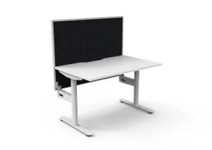 RL Halo Static Single Sided Desk with Aluminium Framed Screen thumbnail 7