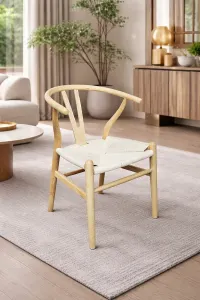MF Replica Timber Frame Wishbone Dining Chair thumbnail 6