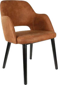 FL Sorbet Premium Vinyl Upholstered Timber Legs Hospitality Chair thumbnail 1