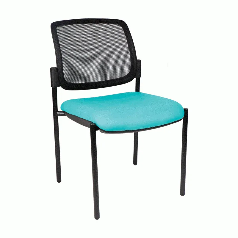 MA Dino 60 Fabric or Vinyl Upholstered 4 Legs Stackable Visitor Chair