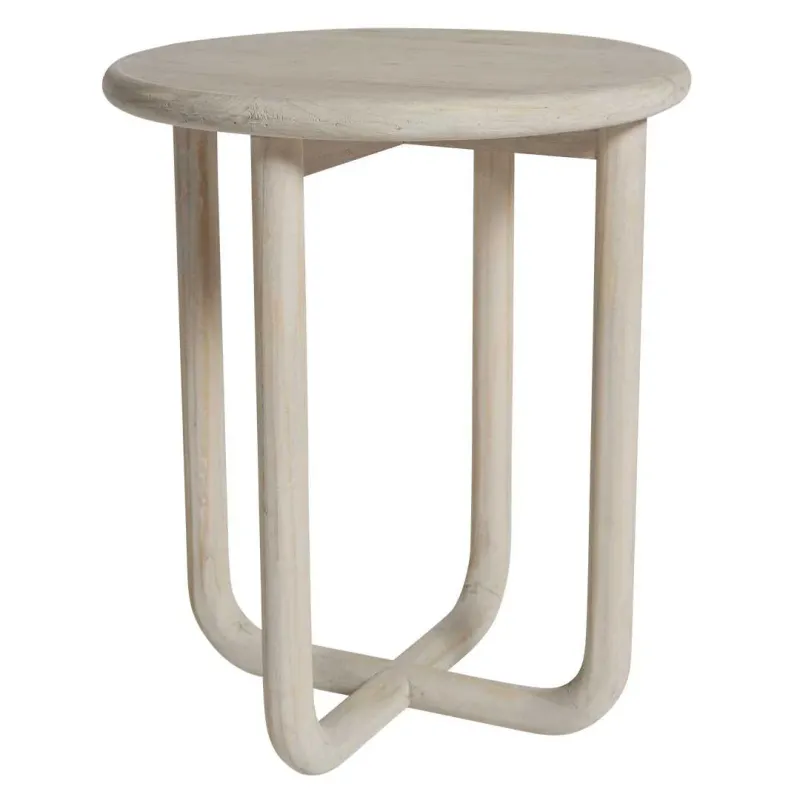 SH Nashik Solid Timber Round Side Table