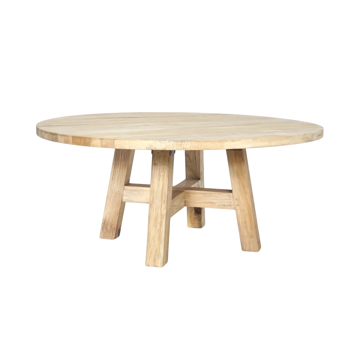 CR Sonoma Solid Timber Round Coffee Table