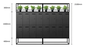 DD 8 Door Welded Garden Lockers thumbnail 4