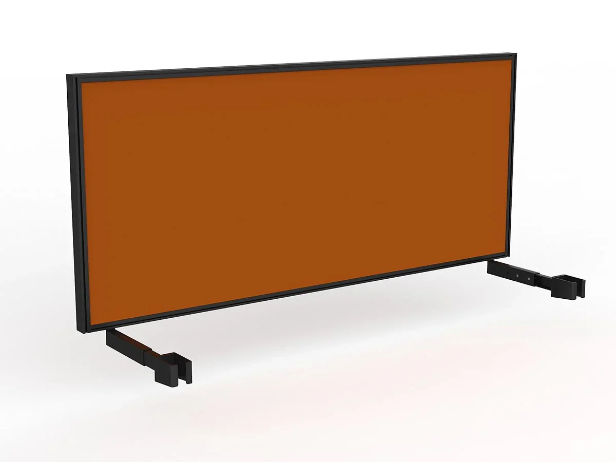 OL Studio Deskmount Screen for Agile Individual Desk – Breath Fabric Black Frame