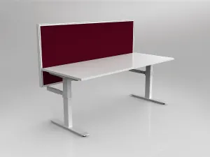 OL Agile 1 Person Workstation with 50mm Central Divider Screen thumbnail 10