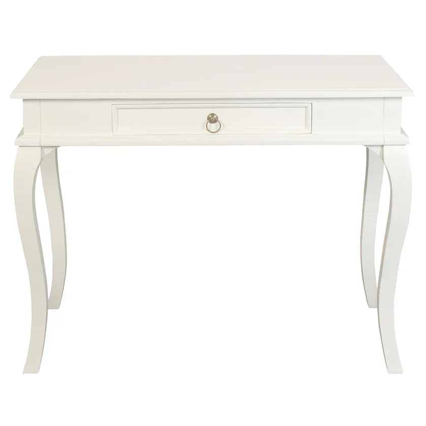CT Queen Anne Solid Timber 1 Drawer Sofa Table