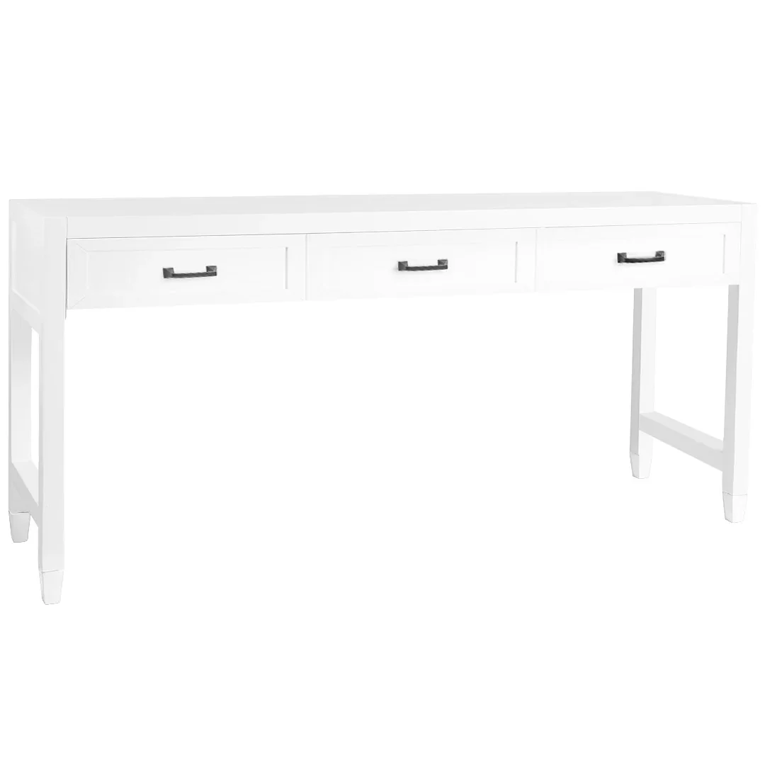 SH Guildford Desk Black with 3 Drawers