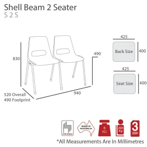 MA Shell Stackable Beam Seating thumbnail 5