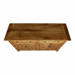 MF Honey Recycled Elm Timber 2 Drawer 4 Door Buffet - 140cm thumbnail 4