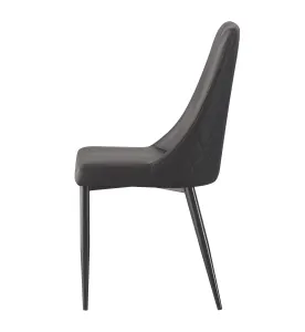 BT Magnus PU Leather Metal Leg Dining Chair thumbnail 5