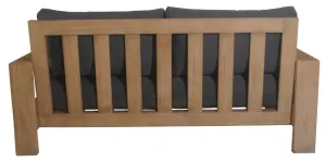 VI Marrakesh Solid Timber 2 Seater Shaded Outdoor Lounge with Cushion thumbnail 2
