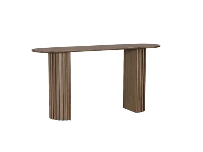 MD Hobart Solid Timber D End Hall Table