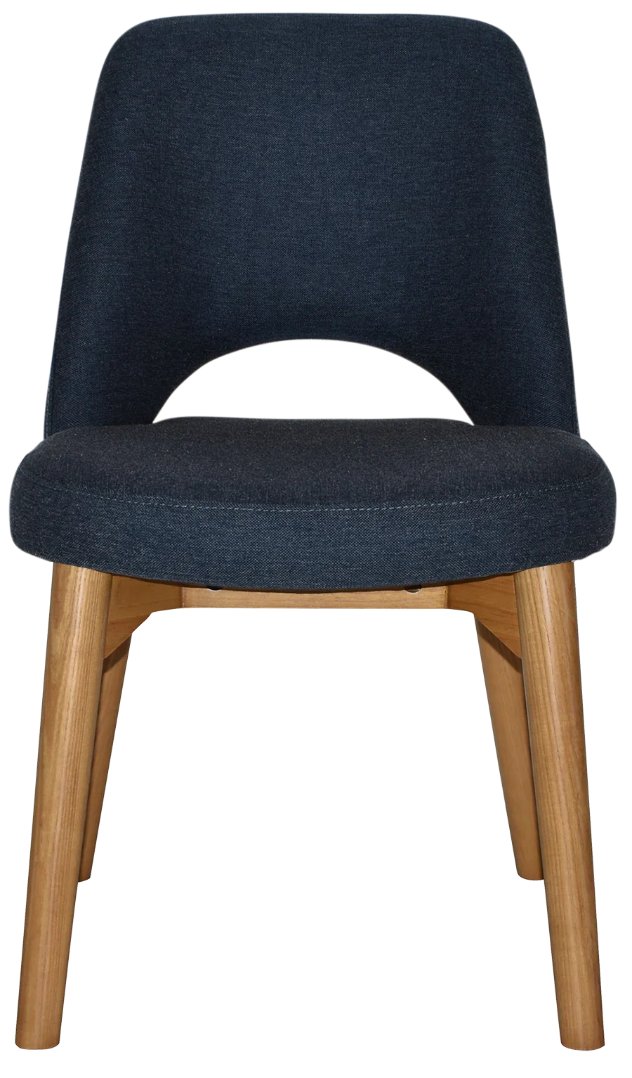 EZ Albury Solid Ash Timber Oak Leg Upholstered Hospitality Dining Chair